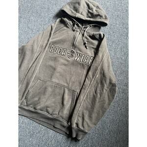 Y2K Rocawear Hoodie Gray Quarter Zip Hoodie Men’s Large Vintage Streetwear